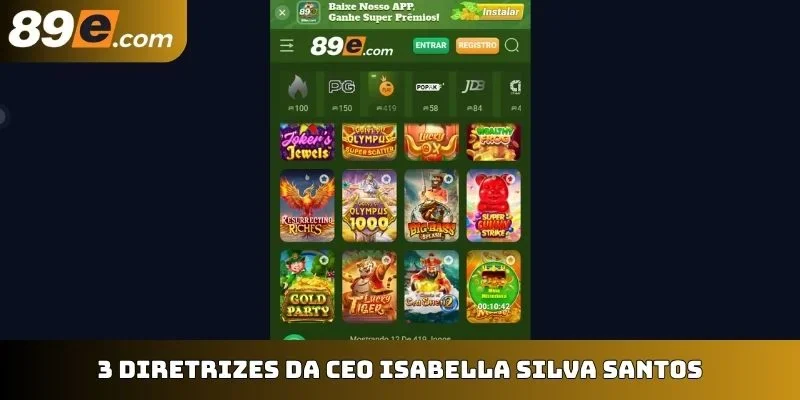 3 diretrizes da CEO Isabella Silva Santos