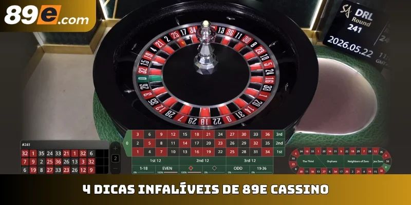 4 dicas infalíveis de 89E cassino