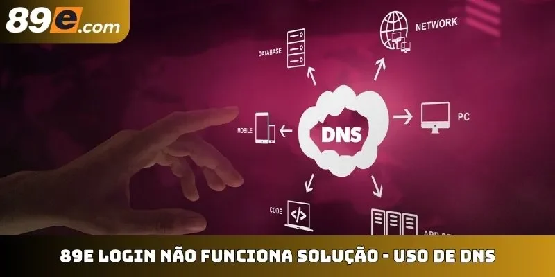89E login não funciona solução - Uso de DNS