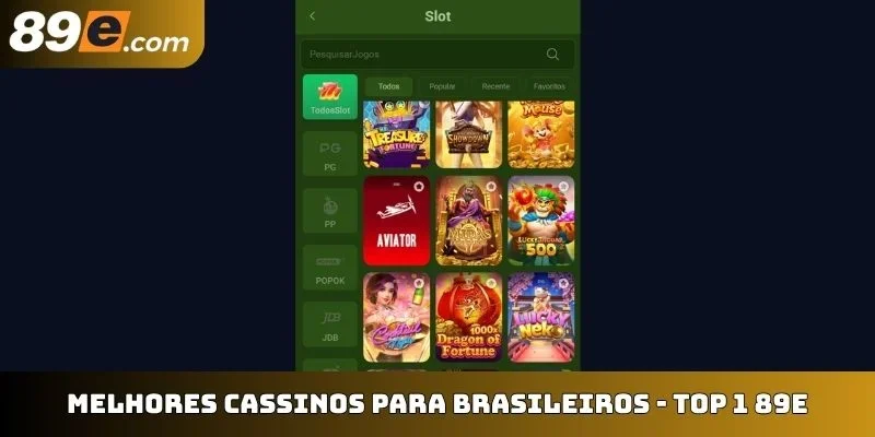 Melhores cassinos para brasileiros - Top 1 89E