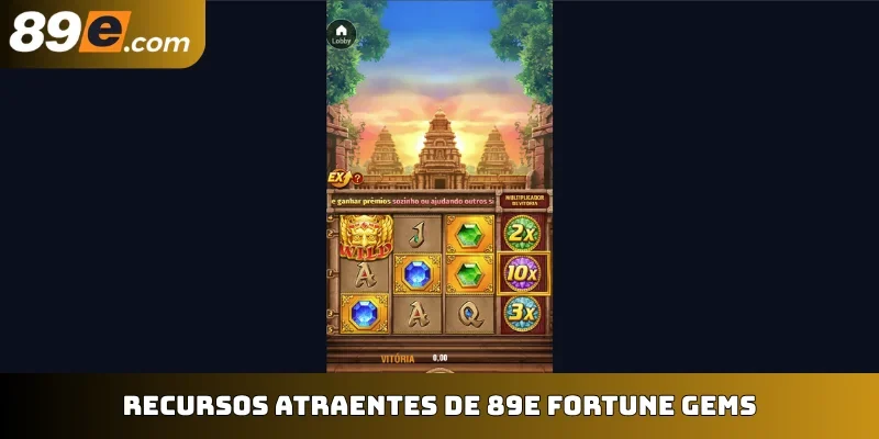 Recursos atraentes de 89E Fortune Gems