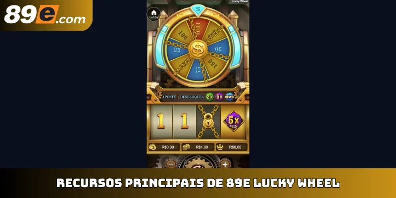 Recursos principais de 89E Lucky Wheel