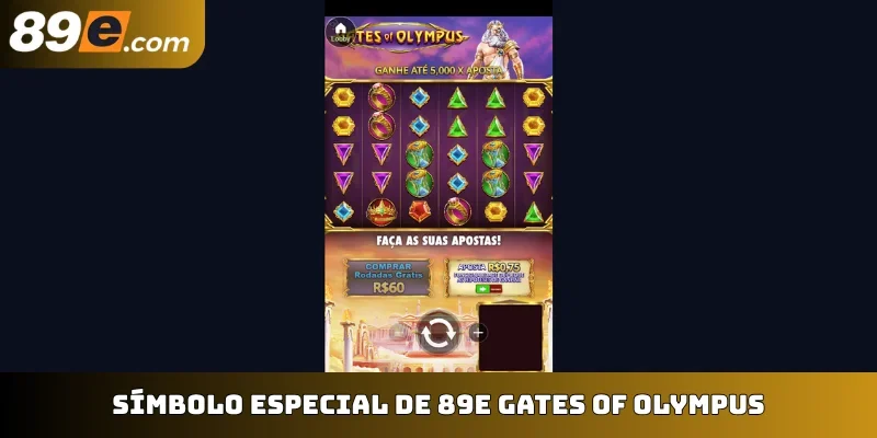 Símbolo especial de 89E Gates of Olympus