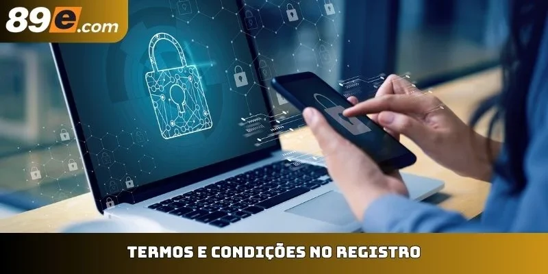 Termos e condições no registro