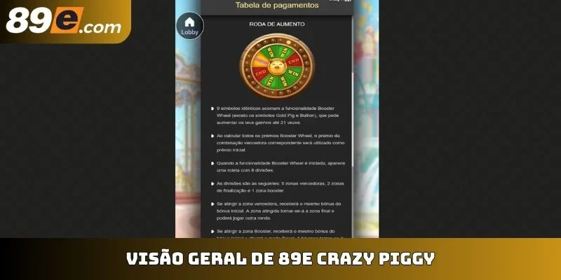 Visão geral de 89E Crazy Piggy